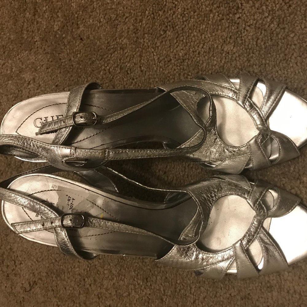 Guess Silver Sandals
